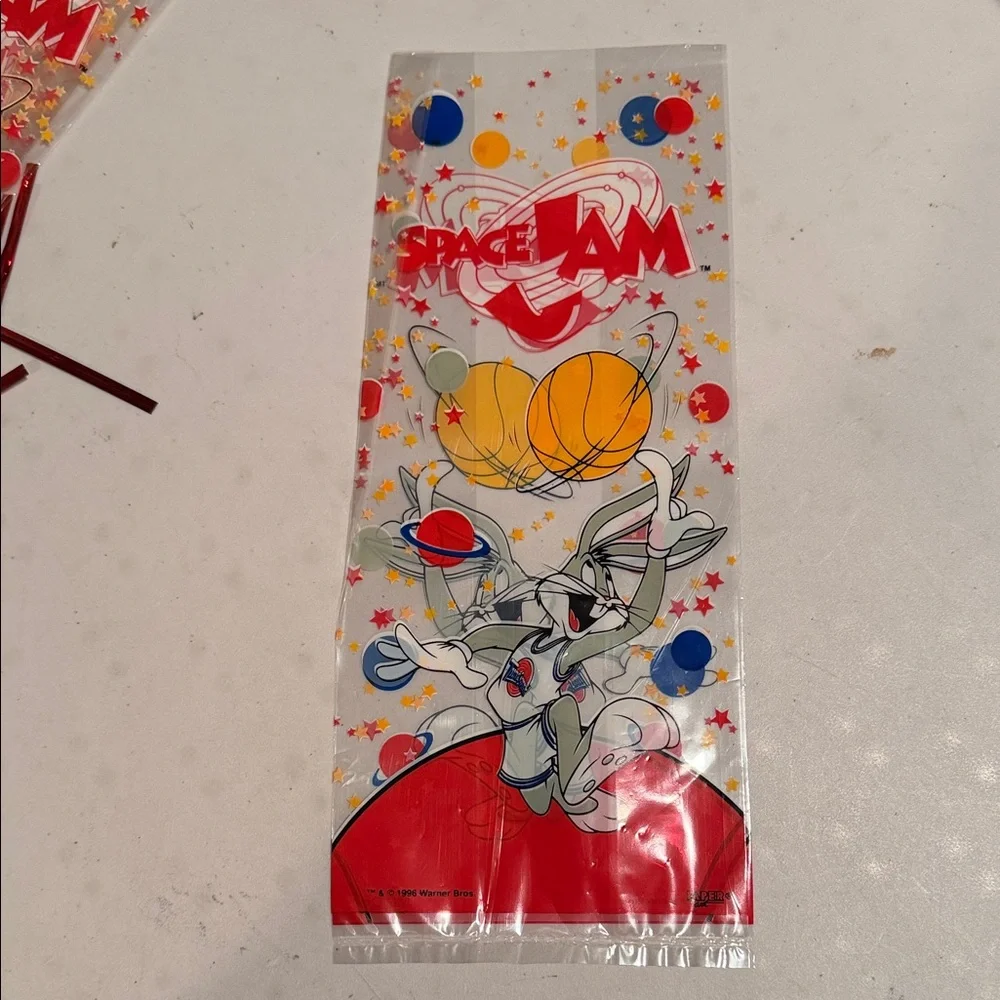 SPACE JAM Birthday Party Favor Bags vintage Looney Tunes 1996